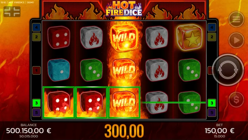 Hot Fire Dice - velik dobitek prek Random Wilds
